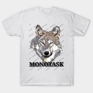 Wolf artwork by MONOTASK T-Shirt